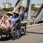 bicycle rickshaw in hue